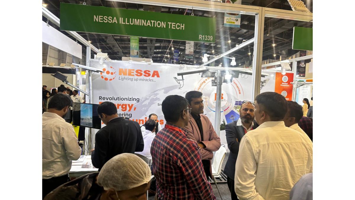 Nessa Illumination Technologies Pvt Ltd Launched Smart Light and Hybrid Solar High Mast at REI Expo 2024