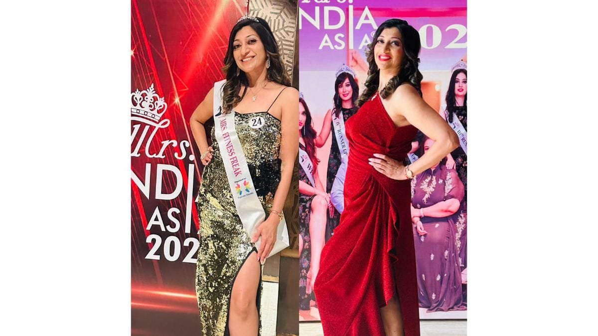 Archana Ashish Patil won the title of Mrs. Fitness Freak in the prestigious Mrs. India Asia 2024 pageant