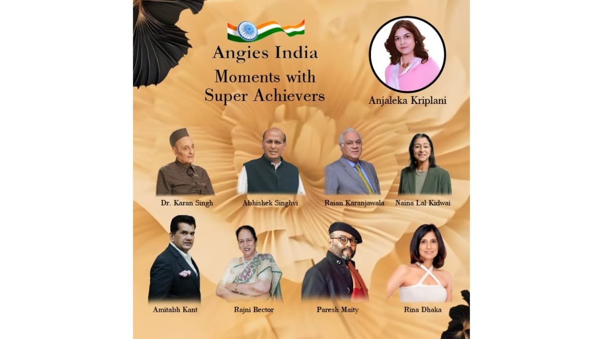 Angie’s India Launches ‘Celebrating Achievers to the Nation’ – A Show Honoring India’s Luminaries