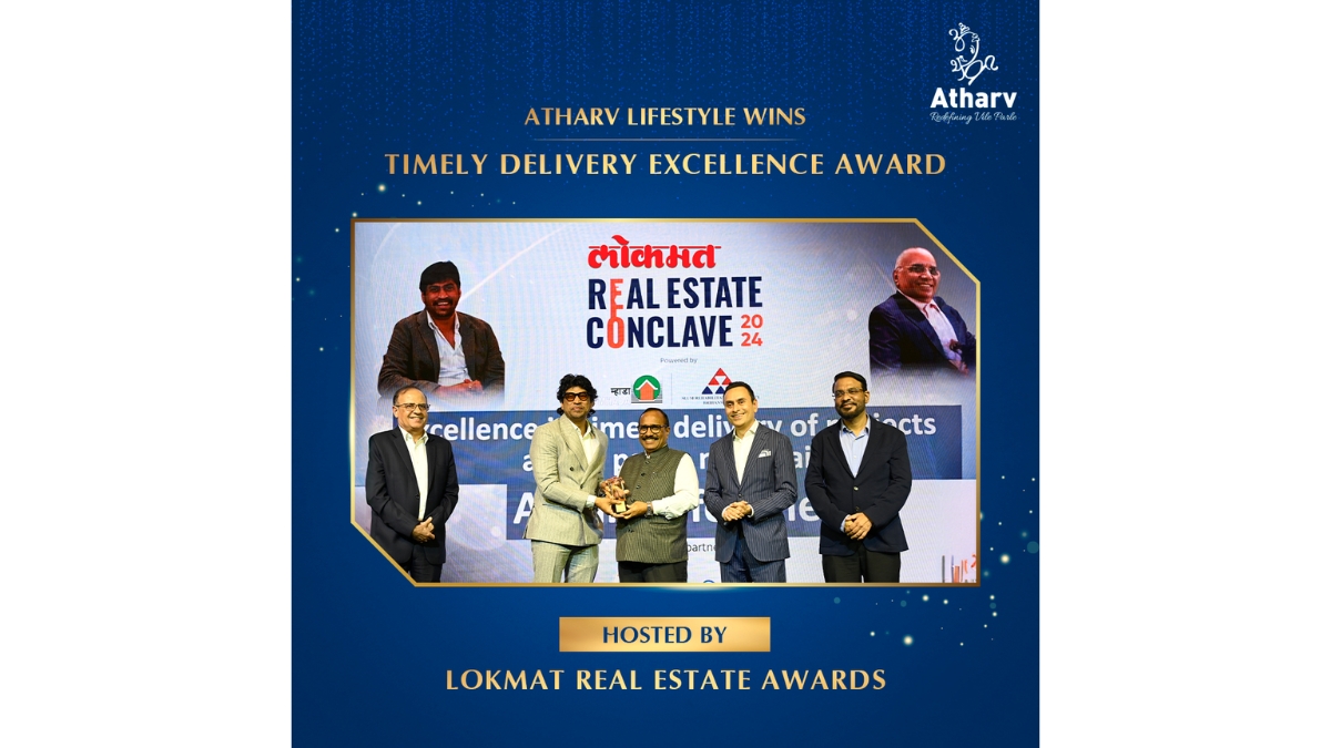 Atharv Lifestyle Honored with Excellence in Luxury Homes Award at Times Redevelopment Awards 2024