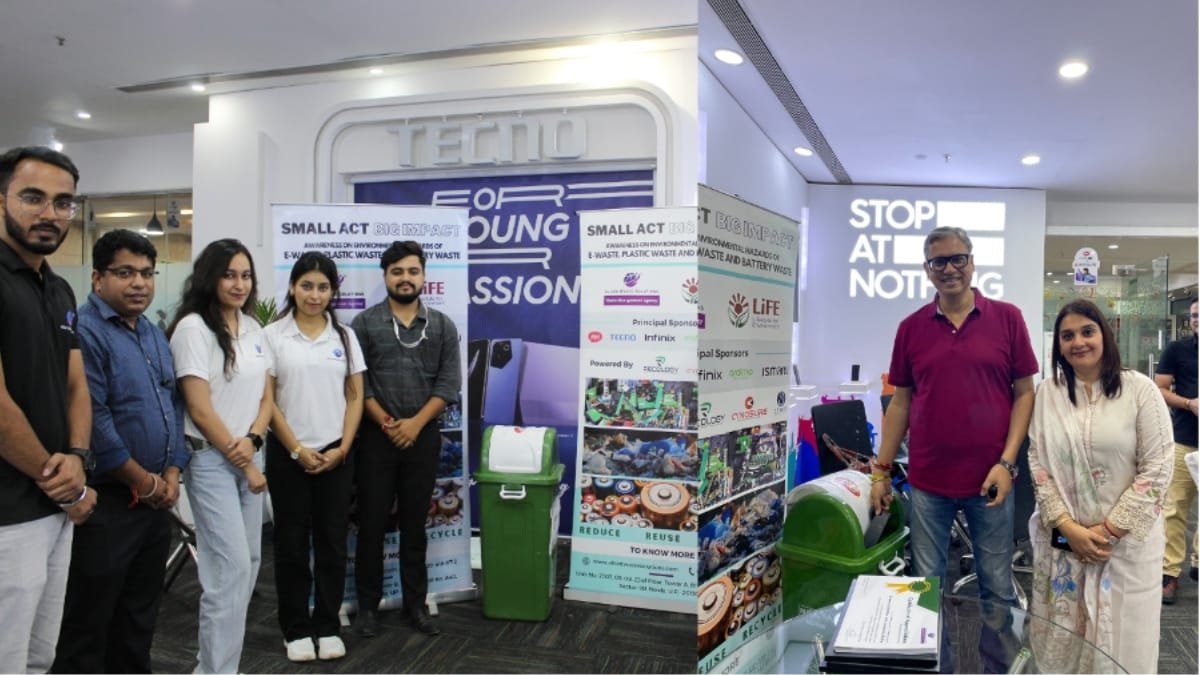 TRANSSION India and Allied Waste Solutions Host 200 plus for E-Waste Drive on International E-Waste Day