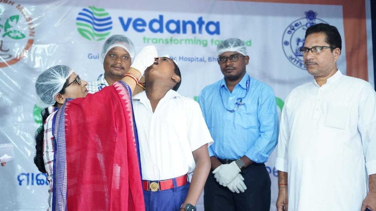 Vedanta’s “Swarna Prasan” immunization drive to benefit 30k school children across Kalahandi, Rayagada