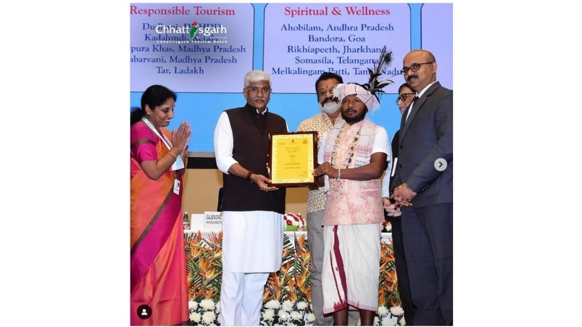 Anbalagan P IAS Chhattisgarh -“Two villages from bastar were awarded by the Gov of India”