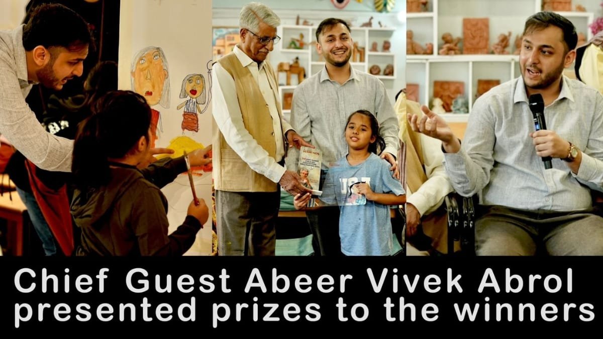 3rd Kanti Rana’s Child Art Competition 2024 Chief Guest Abeer Vivek Abrol