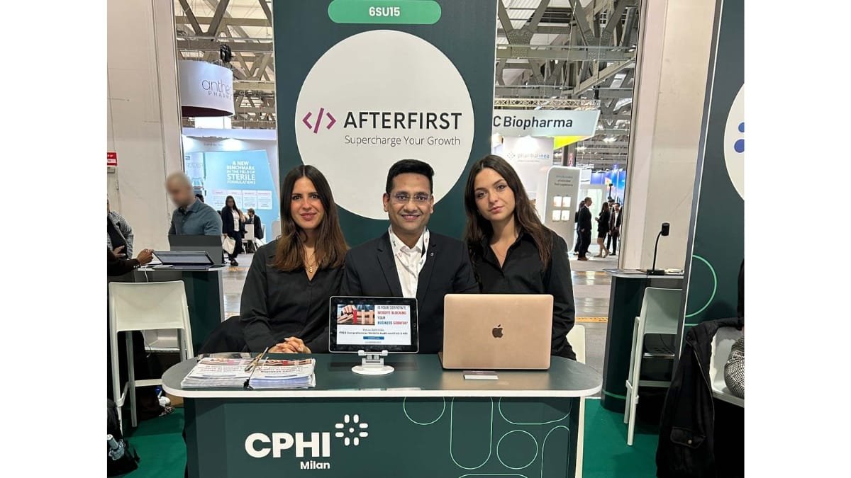 AfterFirst exhibits at CPHI Milan, Sole Digital Agency Worldwide to Qualify at Flagship Pharma Event