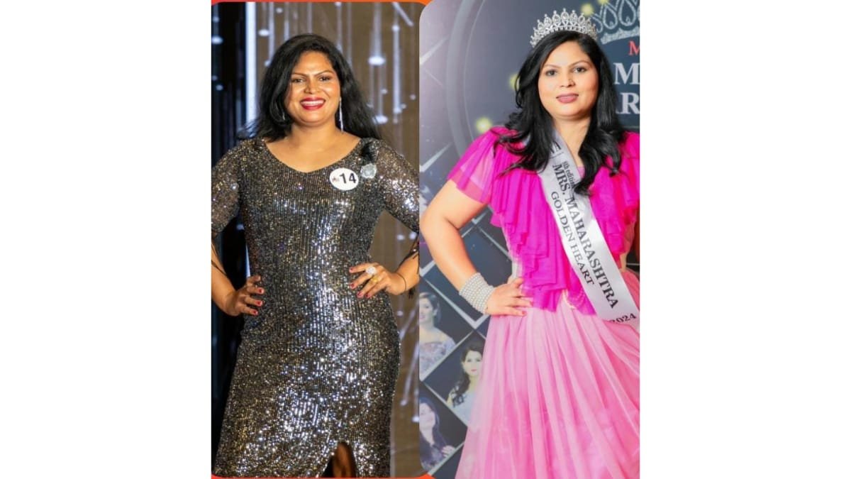 Priyanka Tembhurkar won the crown of mrs maharashtra golden heart diva 2024 at Diva pageant