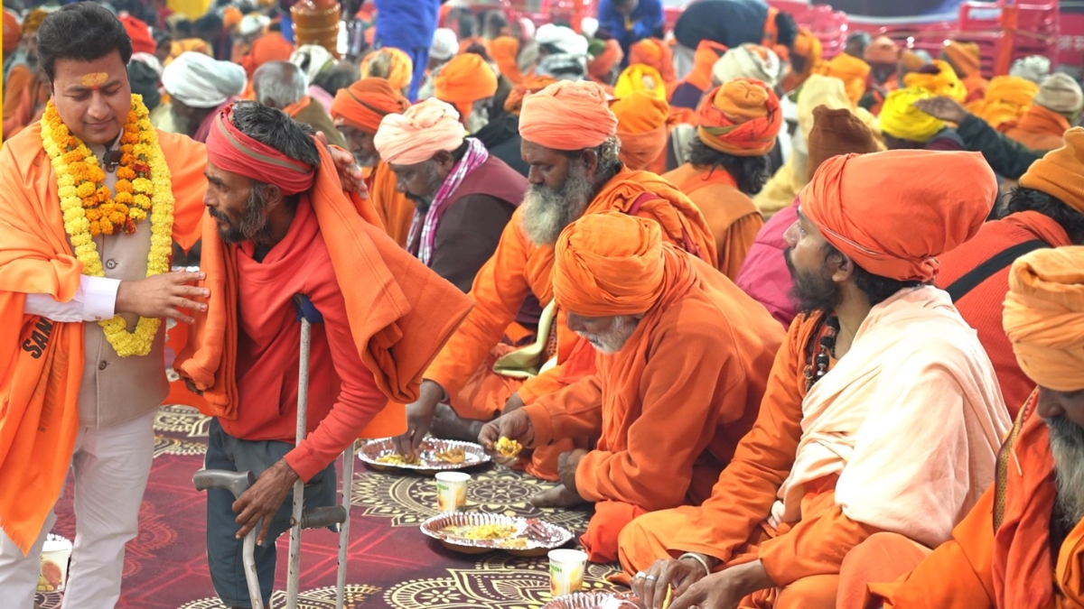 Narayan Seva Sansthan’s Mauni Amavasya Initiative: Bhandara, Blanket and Limb Distribution