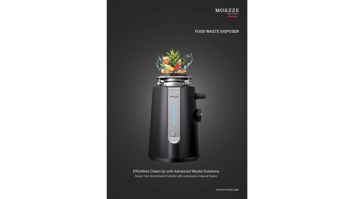 Morzze Showcases Innovation at INTEXT EXPO 2025 with the Launch of MFD 1101 Food Waste Disposer