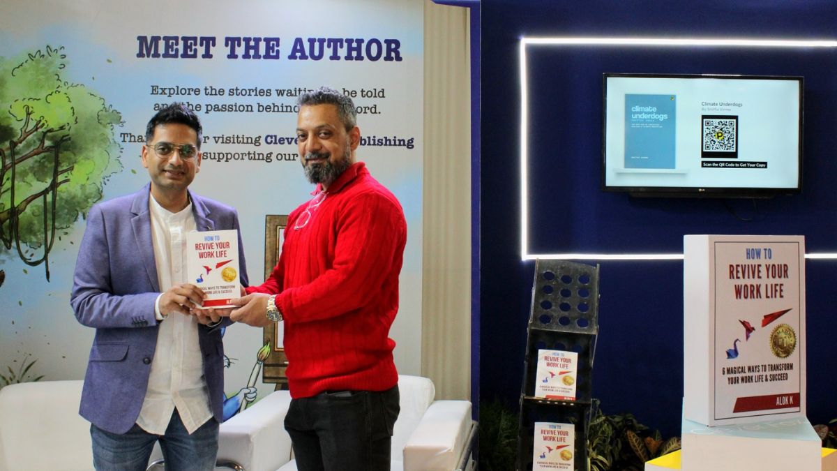 Mini Book Launch of ‘How to Revive Your Work Life’ by Alok K at the World Delhi Book Fair 2025