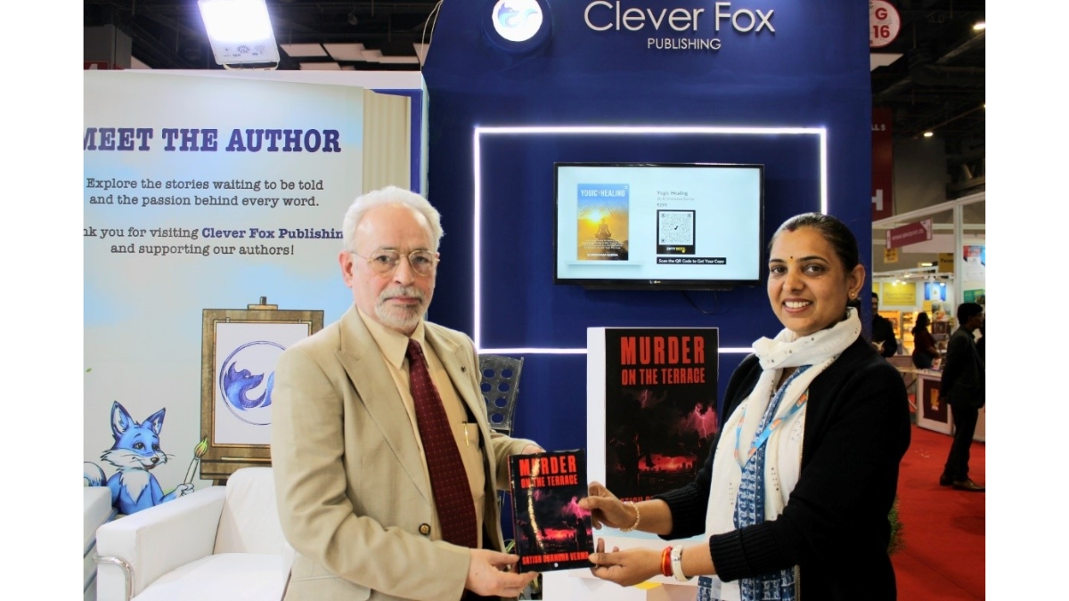 Mini Book Launch of Murder on the Terrace by Mr. Satish Chandra Verma at the World Delhi Book Fair 2025