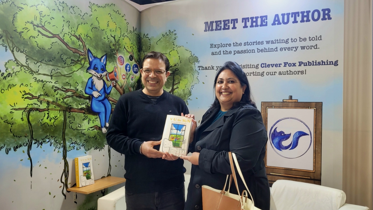 Mini Book Launch of V U the Sun by Mr. Munish Pahwa at the World Delhi Book Fair 2025