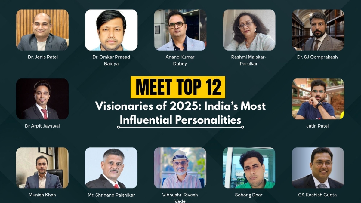 Meet the Top 12 Visionaries of 2025: India’s Most Influential Personalities