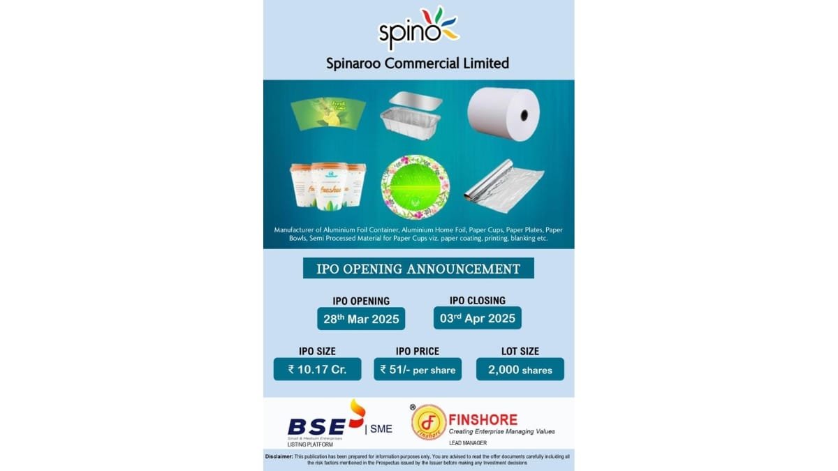 Spinaroo Commercial Limited IPO Launch
