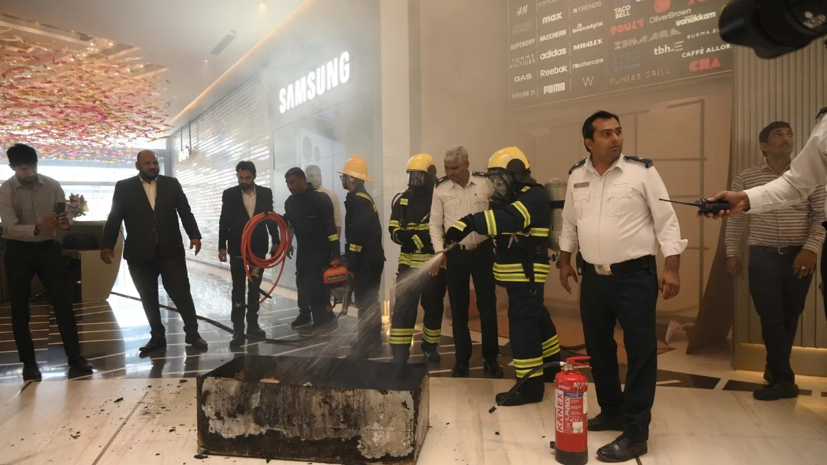 Palladium Ahmedabad Conducts Fire Mock Evacuation Drill to Ensure Visitor Safety