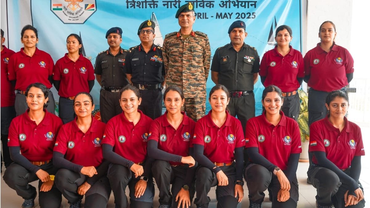TRIVENI: Tri-Services All-Women Sailing Expedition Sets Sail for Seychelles