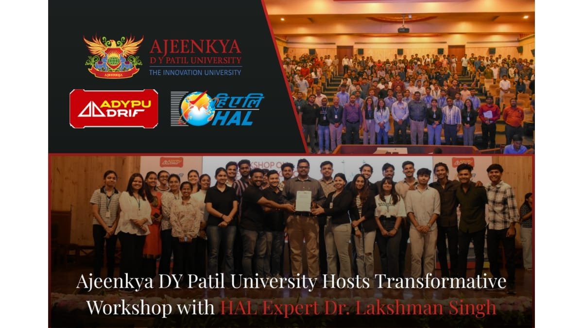 Ajeenkya DY Patil University Hosts Transformative Workshop with HAL Expert Dr. Lakshman Singh