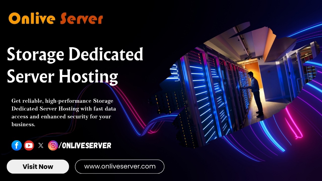 Onlive Server: Best Dedicated Server Hosting for Storage-Heavy Applications