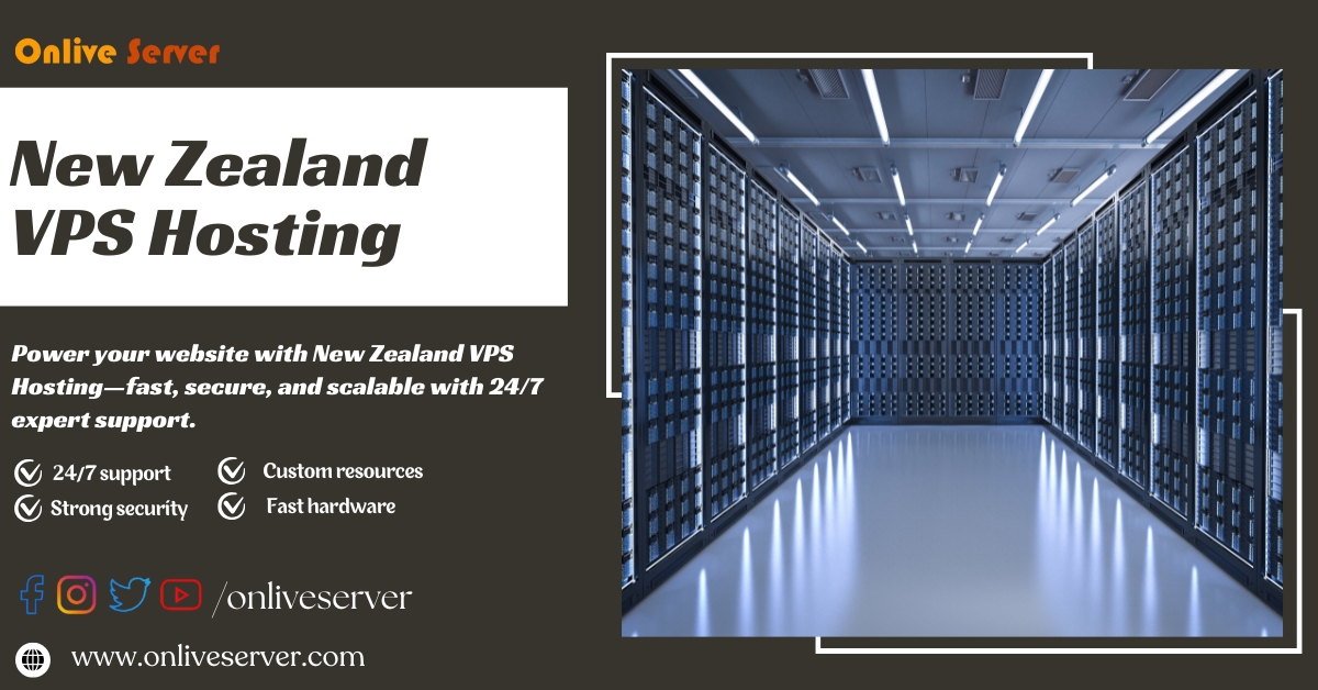 Onlive Server Introduces Powerful New Zealand VPS Hosting to Meet Business Demands 
