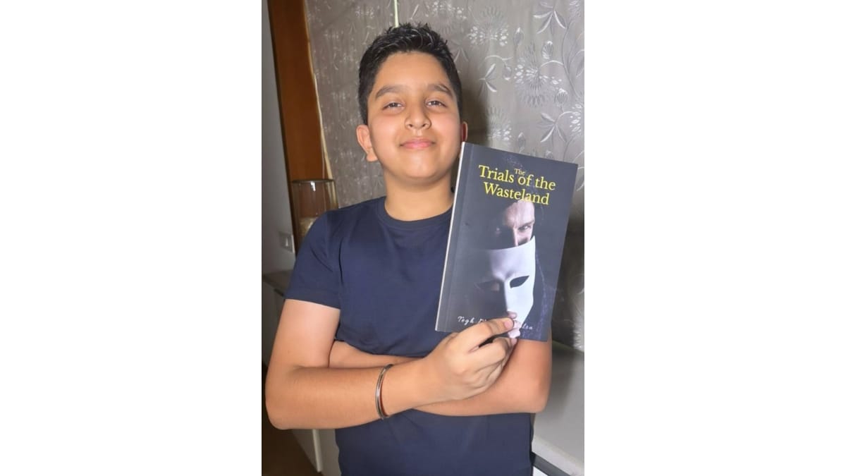 Teen Prodigy Tegh Munjral Kalra Debuts with Gripping Novel -The Trials of the Wasteland