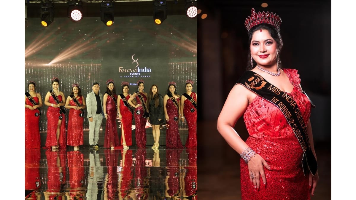 Mrs. India One in a Million 2025 – Season 5 Winner Dr. Shruti Niraj Sawalakhe Crowned as 1st Runner-Up in (Classic Category)