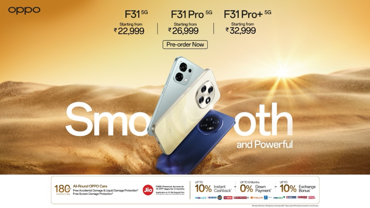 OPPO India launches F31 5G Series: The Best Smartphone for Durability with Smooth and powerful performance