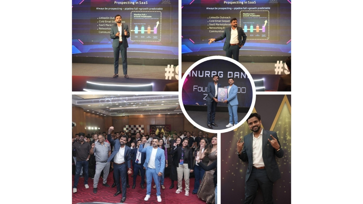 Anurag Dangi Steals the Show at The SaaS Millionaire Summit 2025 Empowering India’s Next Wave of SaaS Entrepreneurs with Predictable Growth Systems Anurag Dangi Steals the Show at The SaaS Millionaire Summit 2025 Empowering India’s Next Wave of SaaS Entrepreneurs with Predictable Growth Systems